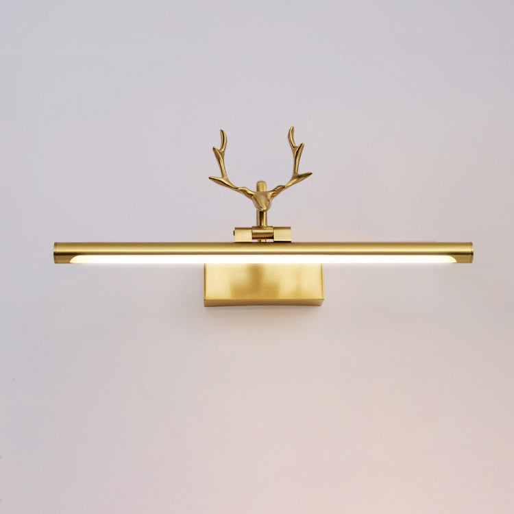 Contemporary Copper Acrylic LED Wall Sconce for Bathroom Mirror Lighting