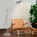 Contemporary Industrial Adjustable Aluminum Alloy Floor Lamp for Living Room