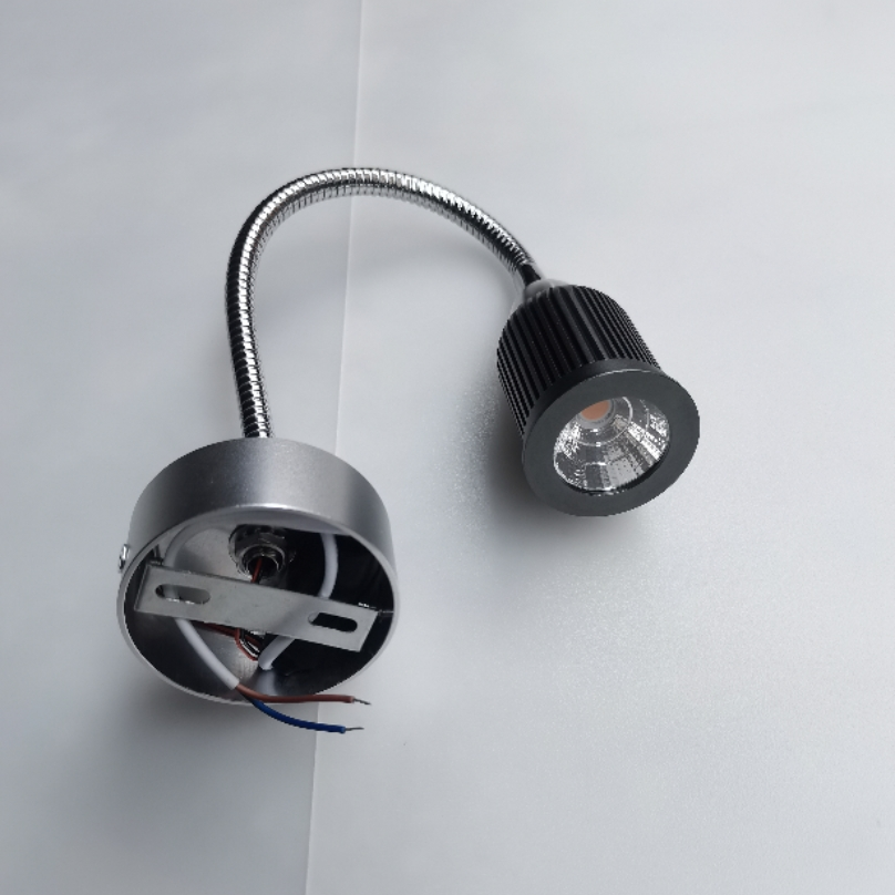 Contemporary Gooseneck LED Wall Sconce - Aluminum Bedside Lamp