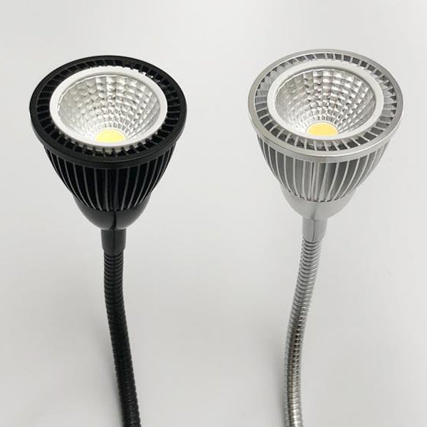 Contemporary Gooseneck LED Wall Sconce - Aluminum Bedside Lamp
