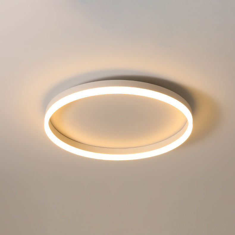 Modern Minimalist Acrylic LED Ceiling Light for Bedroom - Round Flush Mount Fixture