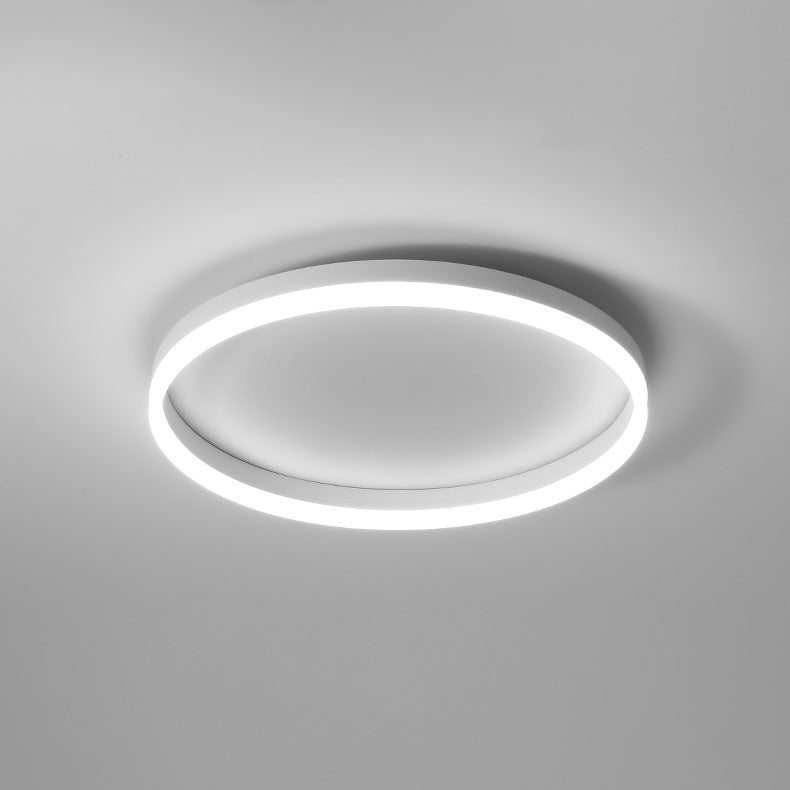 Modern Minimalist Acrylic LED Ceiling Light for Bedroom - Round Flush Mount Fixture