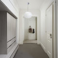 Modern Minimalist Pebble Pendant Light - Acrylic Resin 1-Light for Living Room