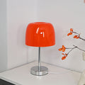 Modern Minimalist Mushroom Cylinder Glass Iron LED Table Lamp for Bedroom – Stylish Bedside Lighting, Contemporary Home Decor, Adjustable Soft Warm Glow, Energy-Efficient Desk Lamp, Unique Nightstand Accent, Elegant Bedroom Lighting, Trendy Minimalist Des