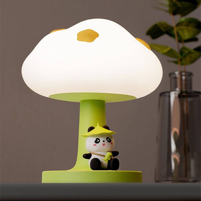 Contemporary Creative Kids Cloud Shape Silicone ABS PVC LED Table Lamp for Bedroom Decor Night Light Childrens Bedroom Ambient Lighting Cute Design Nursery Lamp for Toddlers Room Kids Gifts Modern Decorative Light