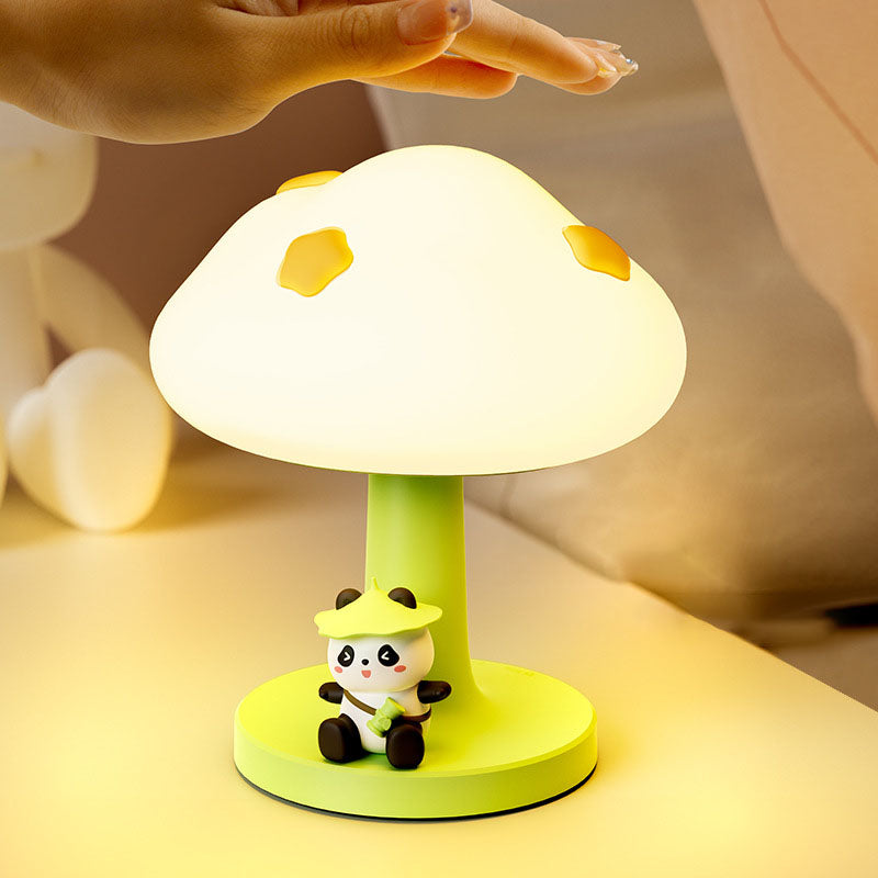 Contemporary Creative Kids Cloud Shape Silicone ABS PVC LED Table Lamp for Bedroom Decor Night Light Childrens Bedroom Ambient Lighting Cute Design Nursery Lamp for Toddlers Room Kids Gifts Modern Decorative Light