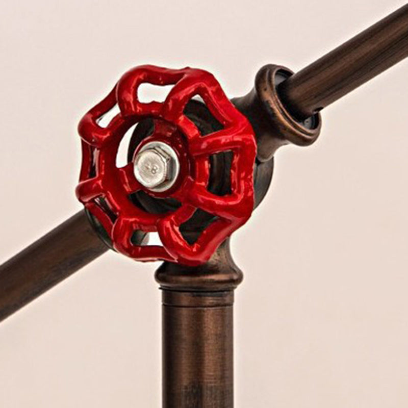Contemporary Industrial Iron Dome Fishing Rod Floor Lamp - 1-Light for Living Room