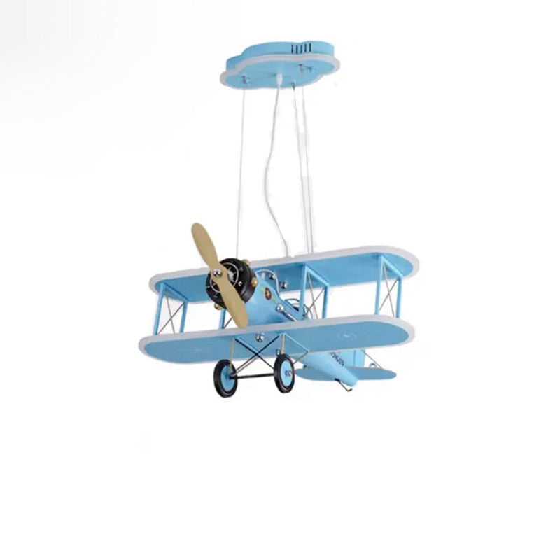 Contemporary Creative Kid Iron Resin Acrylic Airplane LED Chandelier for Bedroom Decor, Boys Room Lighting, Unique Ceiling Light Fixture, Aviation Theme Pendant Light, Modern Children's Room Decor, Fun Airplane Night Light, Stylish Playroom Illumination,