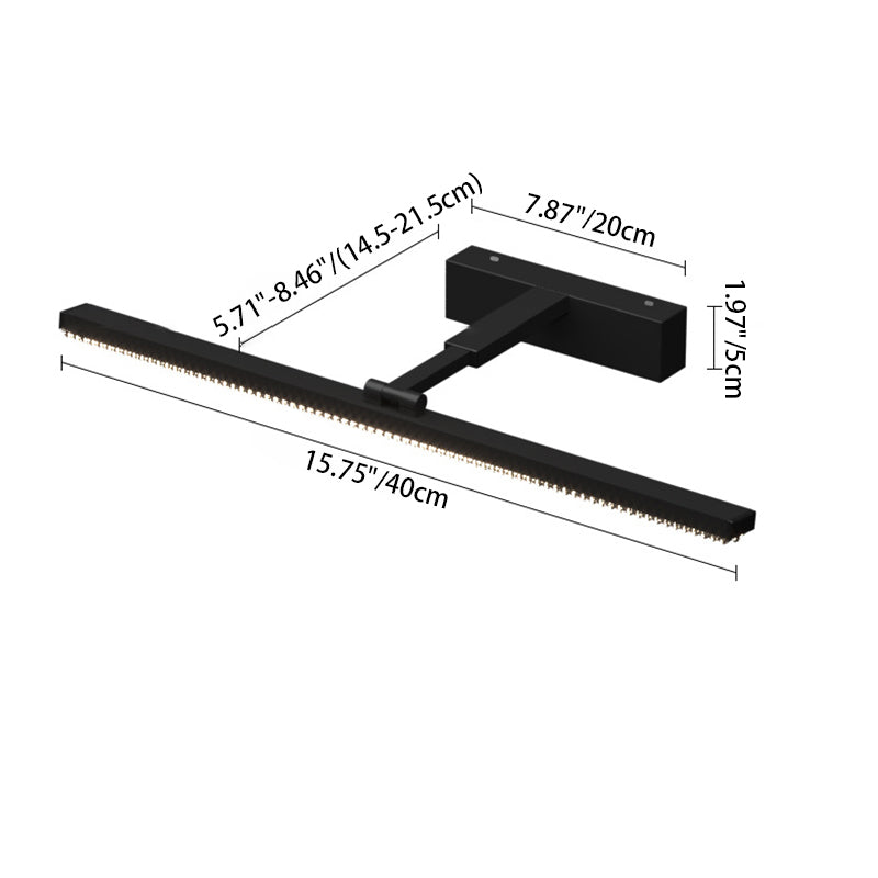 Modern Minimalist Adjustable LED Vanity Light Wall Sconce for Bathroom