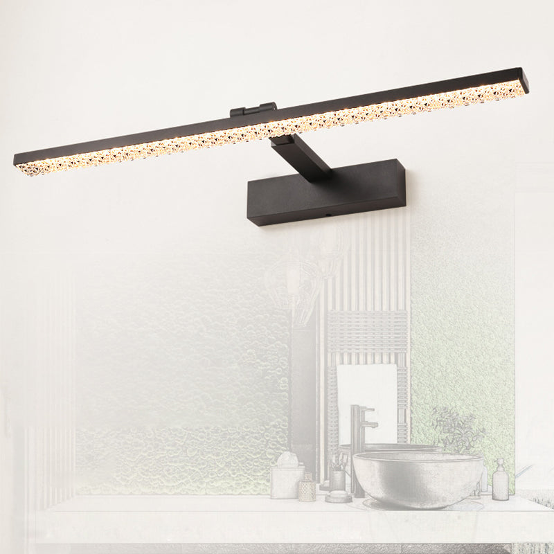 Modern Minimalist Adjustable LED Vanity Light Wall Sconce for Bathroom