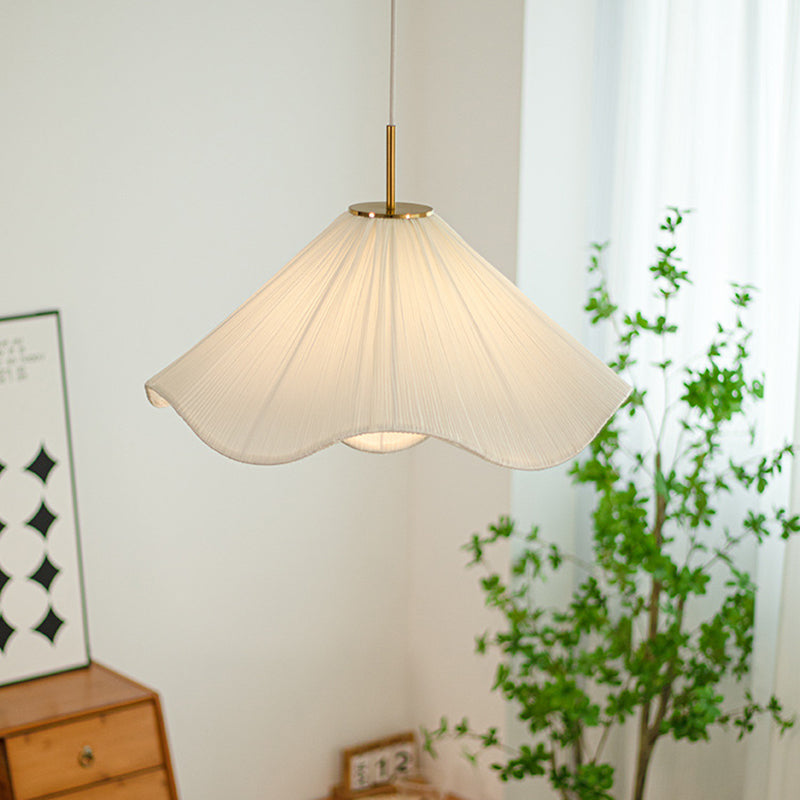 Contemporary Nordic Fabric & Iron Pleated Cone Pendant Light for Bedroom, Living Room & Dining Room

Illuminate your space with this stylish Contemporary Nordic Pendant Light. Featuring a unique pleated cone design, this 1-light fixture adds a touch of el