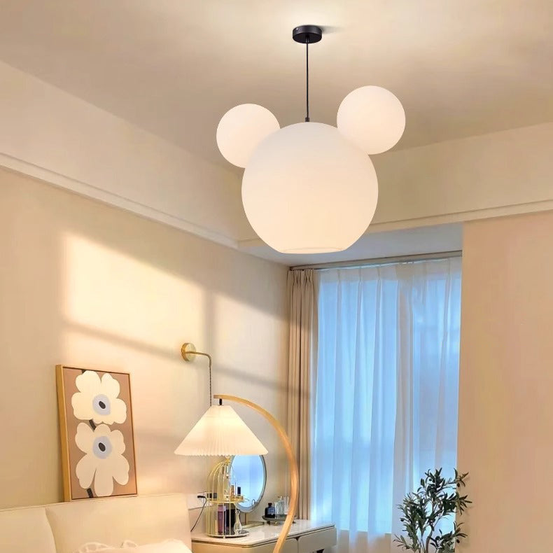 Modern Art Deco PE Iron Kids Doll Round 3-Light Chandelier, Stylish Lighting Fixture for Bedroom & Living Room, Elegant Kids Room Decor, Unique Ceiling Light for Playroom, Decorative Pendant Light, Contemporary Design Lighting, Stylish Nursery Chandelier,