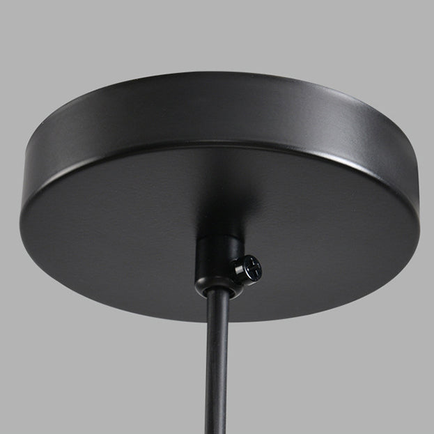 Traditional Japanese Faux Silk Iron Propeller Chandelier for Bedroom & Living Room