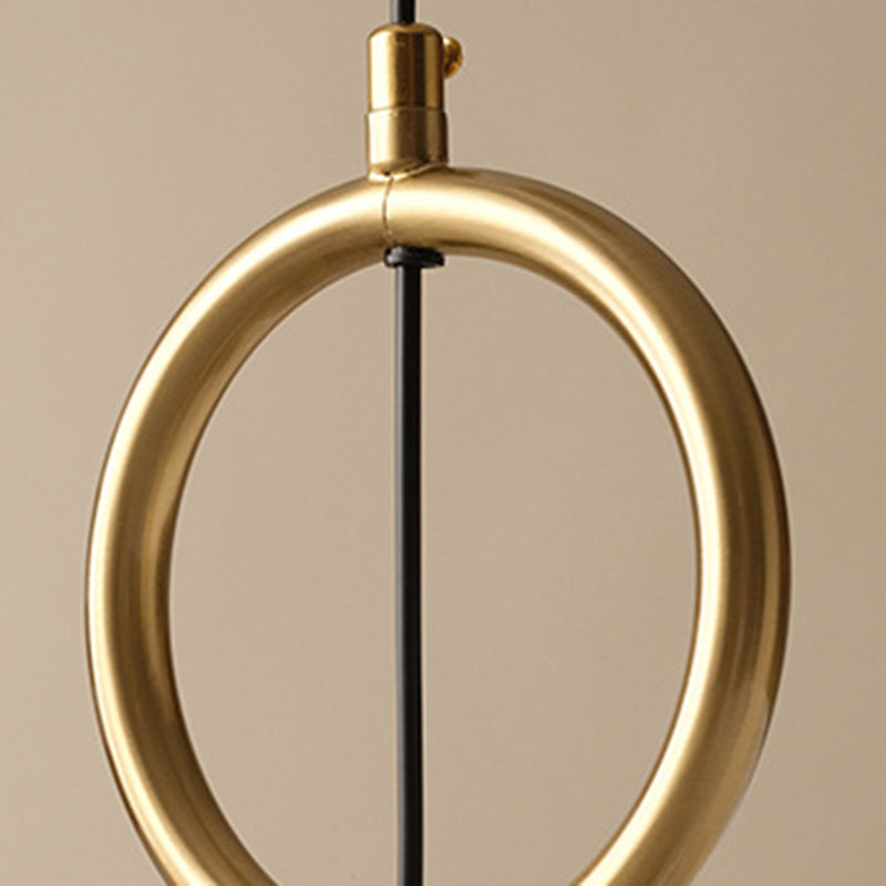 Vintage Pleated Round Chandelier - Ash Wood Hardware 1-Light Fixture for Bedroom & Living Room