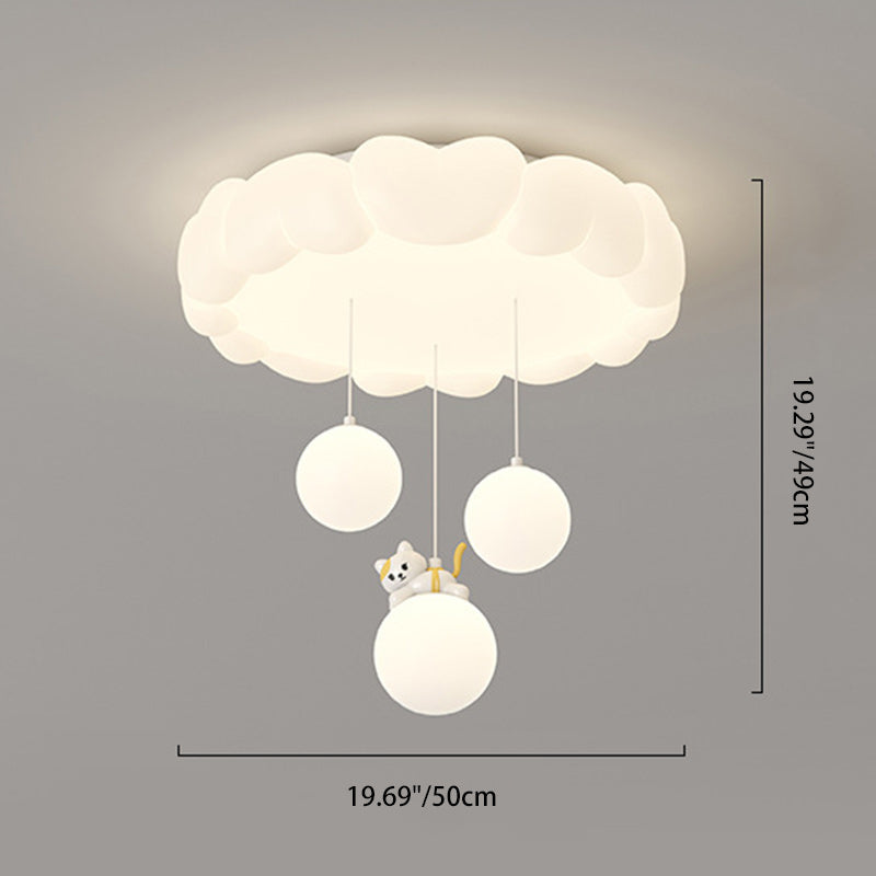 Modern Art Deco Kids Heart-Shaped Round LED Flush Mount Ceiling Light for Bedroom, Stylish Children's Room Lighting, Heart Design Ceiling Fixture, Energy Efficient LED Light, Decorative Night Light, Nursery Ceiling Lamp, Playful Children's Bedroom Illumin