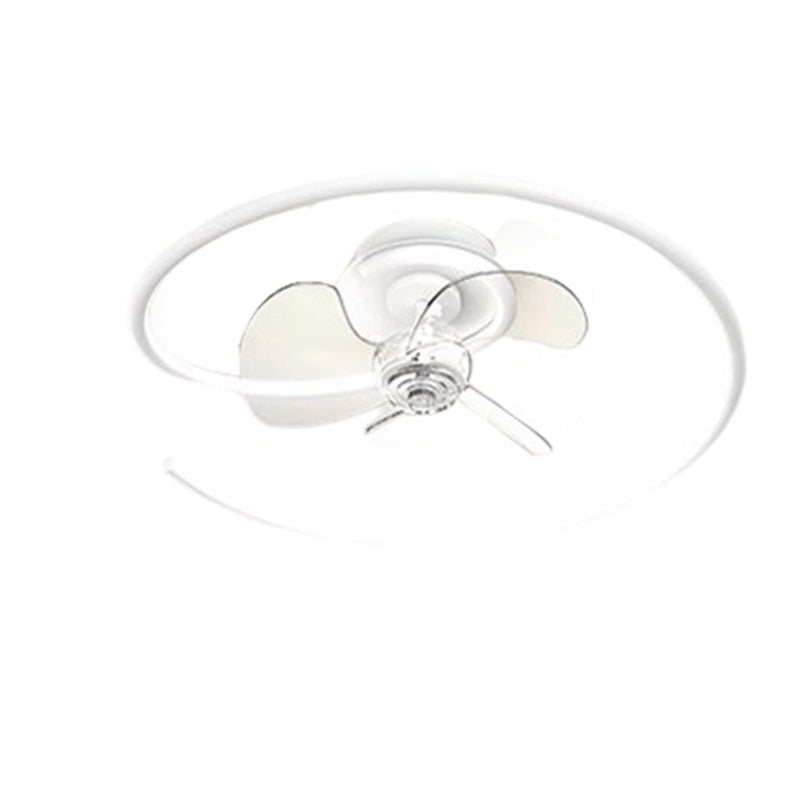 Contemporary Scandinavian LED Semi-Flush Mount Ceiling Fan Light for Bedroom

Enhance your bedroom with this contemporary Scandinavian silicone aluminum linear semi-round LED semi-flush mount ceiling fan light. Designed to blend beautifully with modern de