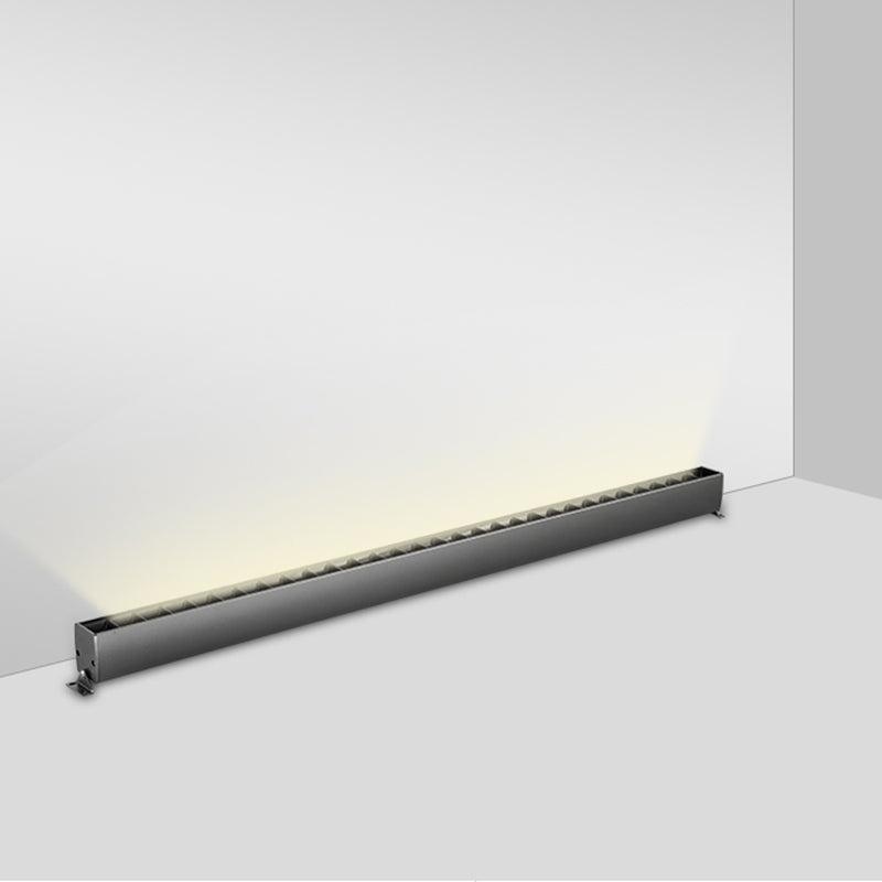 90° Rotatable Linear LED Flush Mount Light - Adjustable Wall Washer for Home Office
