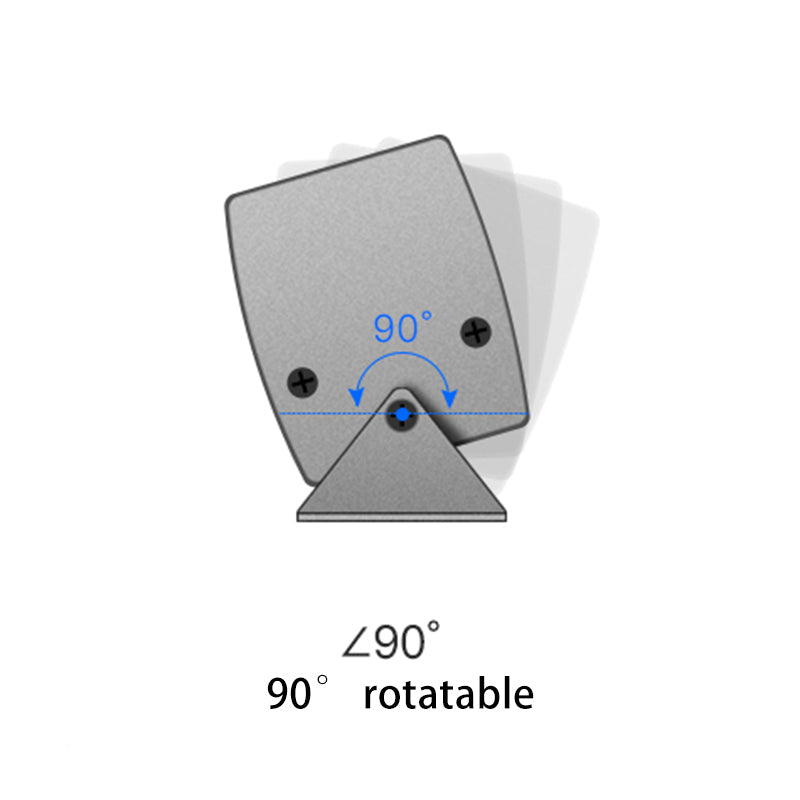90° Rotatable Linear LED Flush Mount Light - Adjustable Wall Washer for Home Office