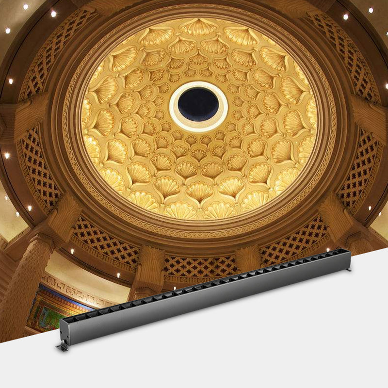 90° Rotatable Linear LED Flush Mount Light - Adjustable Wall Washer for Home Office