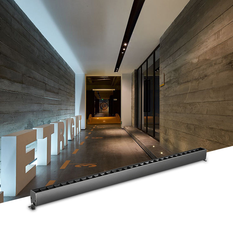 90° Rotatable Linear LED Flush Mount Light - Adjustable Wall Washer for Home Office