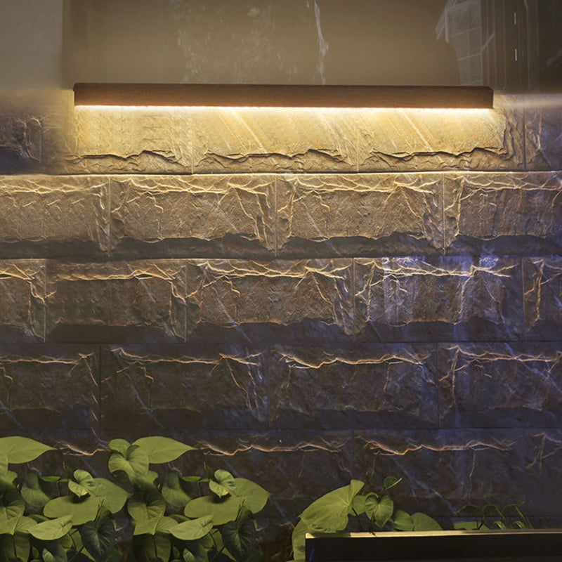 Modern Minimalist Solar Waterproof LED Wall Sconce for Outdoor Patio