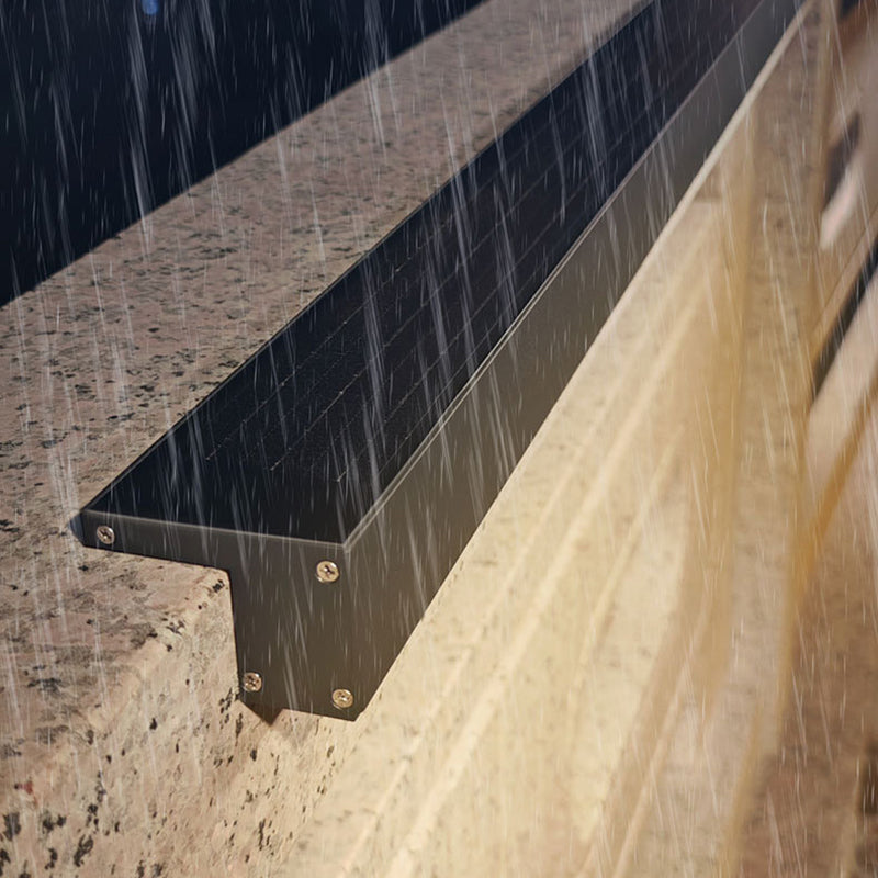 Modern Minimalist Solar Waterproof LED Wall Sconce for Outdoor Patio