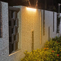 Modern Minimalist Solar Waterproof LED Wall Sconce for Outdoor Patio