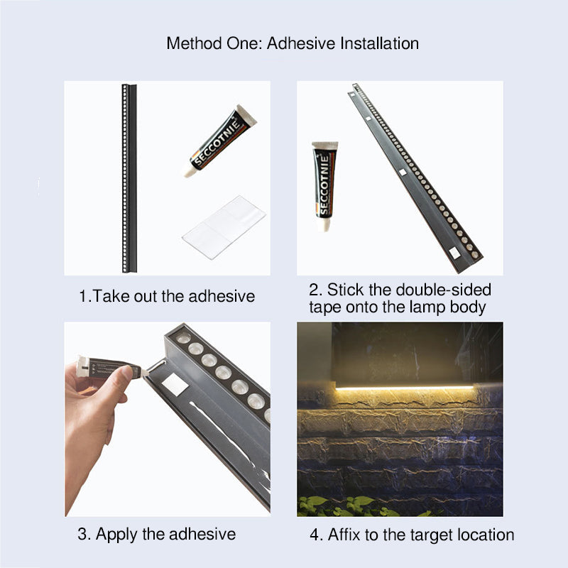 Modern Minimalist Solar Waterproof LED Wall Sconce for Outdoor Patio