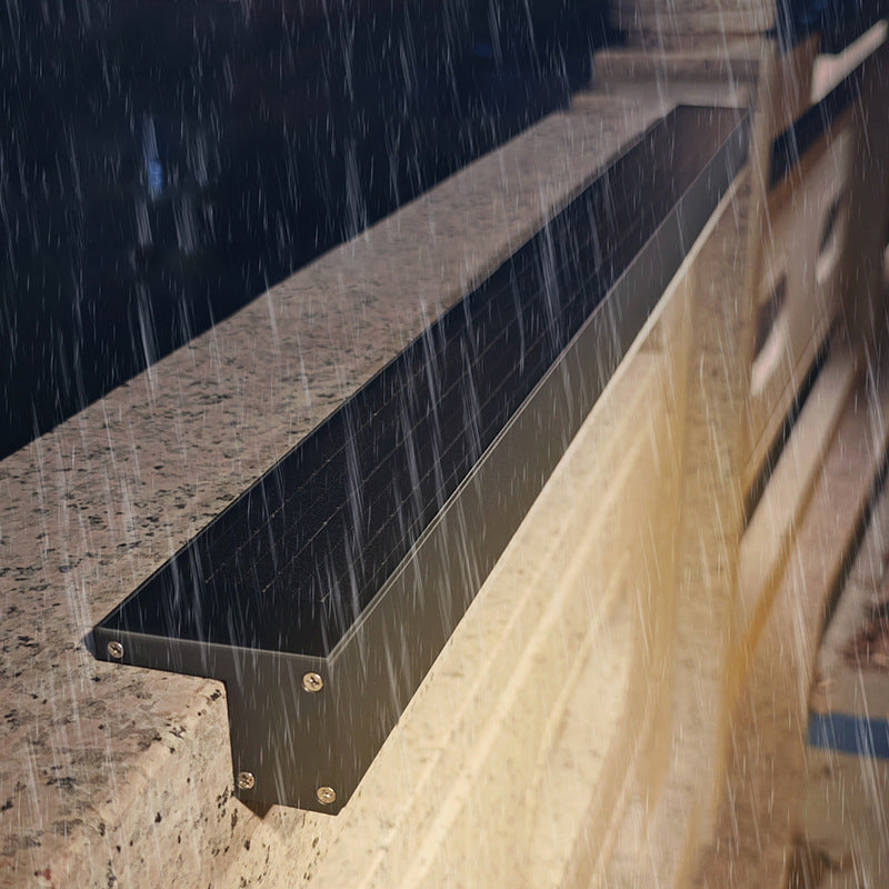Modern Minimalist Solar Waterproof LED Wall Sconce for Outdoor Patio