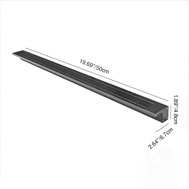 Modern Minimalist Solar Waterproof LED Wall Sconce for Outdoor Patio