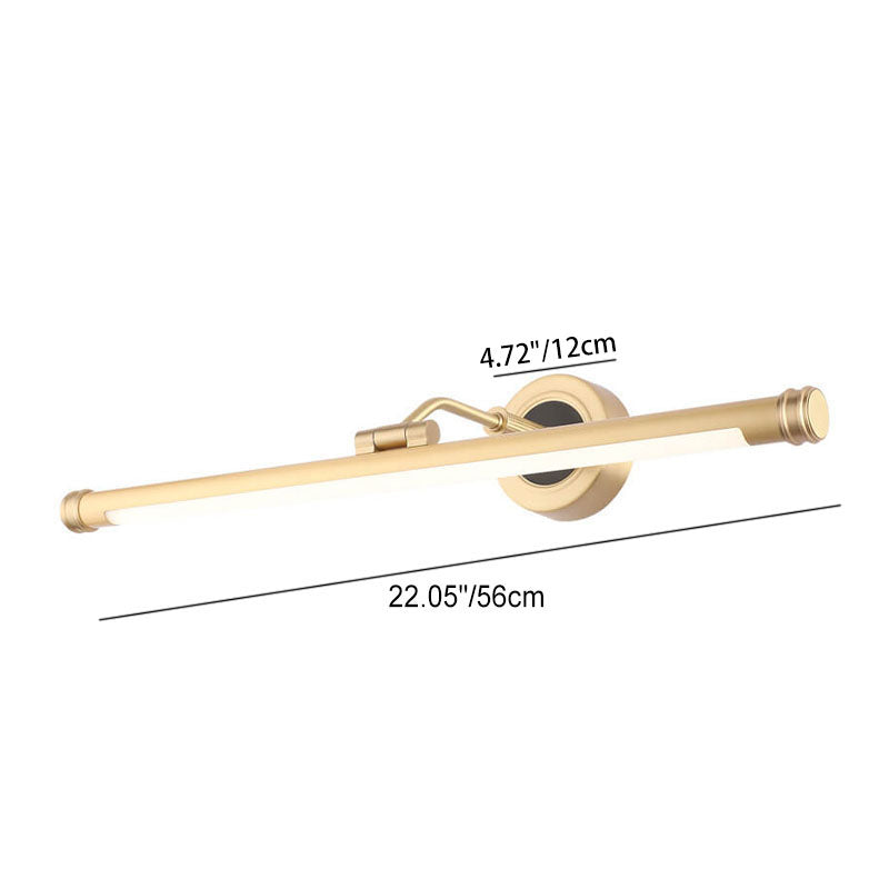 Modern Luxury Full Copper Acrylic LED Vanity Light Sconce Lamp