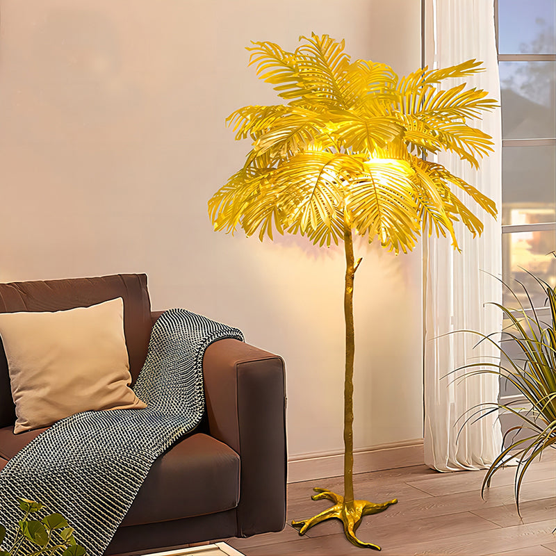 Contemporary Nordic Tree Floor Lamp - 3/5-Light Resin Design for Living Room