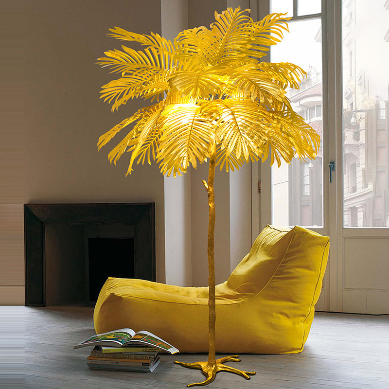 Contemporary Nordic Tree Floor Lamp - 3/5-Light Resin Design for Living Room