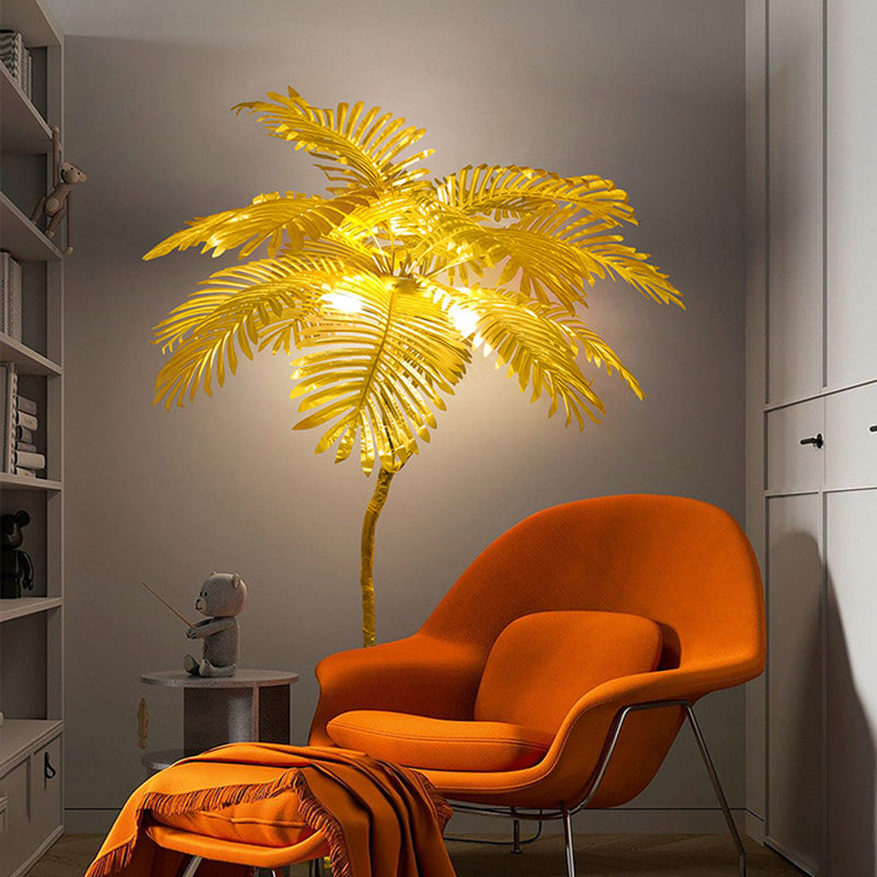 Contemporary Nordic Tree Floor Lamp - 3/5-Light Resin Design for Living Room