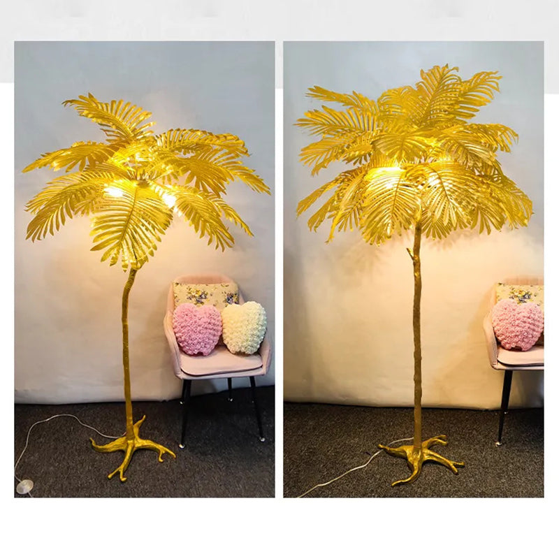 Contemporary Nordic Tree Floor Lamp - 3/5-Light Resin Design for Living Room