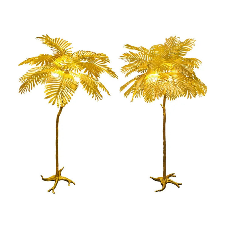 Contemporary Nordic Tree Floor Lamp - 3/5-Light Resin Design for Living Room