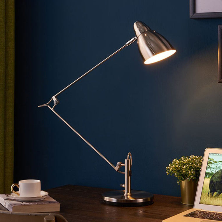 Modern Minimalist Dome Iron 1-Light Table Lamp for Living Room, Contemporary Interior Lighting, Elegant Home Decor, Stylish Desk Lamp, Industrial Design Lamp, Black Matte Finish, Adjustable Lighting, Perfect Accent Light for Sofa Table or Nightstand, Uniq