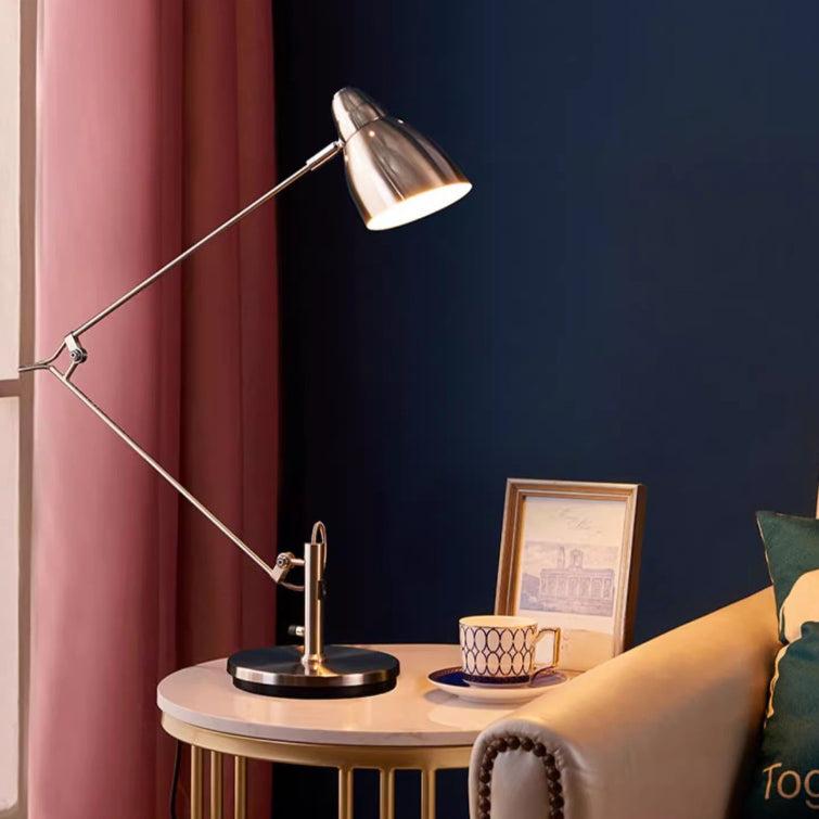 Modern Minimalist Dome Iron 1-Light Table Lamp for Living Room