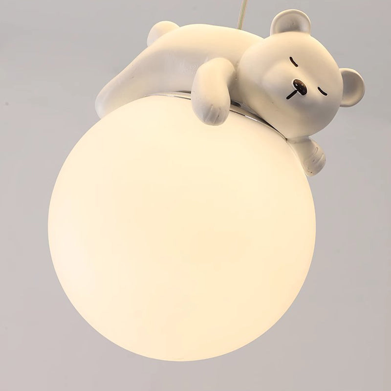 Contemporary Kids LED Flush Mount Ceiling Light - Iron & Plastic Design for Living Room
