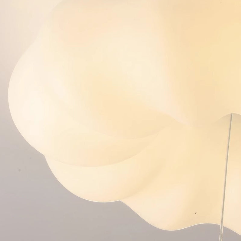 Contemporary Creative Cloud Iron Plastic LED Kids Flush Mount Ceiling Light for Living Room, Modern Children's Lighting Fixture, Cute Cloud Design Ceiling Lamp, Energy-Efficient LED Lighting for Kids Room, Stylish Flush Mount Light for Nursery and Playroo