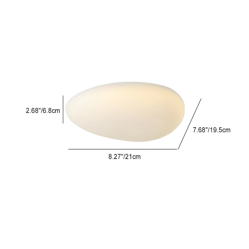 Nordic Minimalist Cobblestone LED Flush Mount Ceiling Light