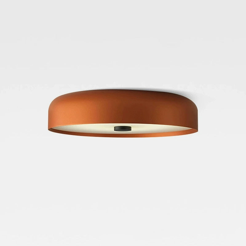 Contemporary Scandinavian Pie Shape Iron Acrylic LED Flush Mount Ceiling Light for Bedroom