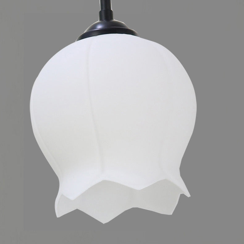 Modern Minimalist Flower-Shaped 3-Light Floor Lamp - Iron & Glass for Living Room