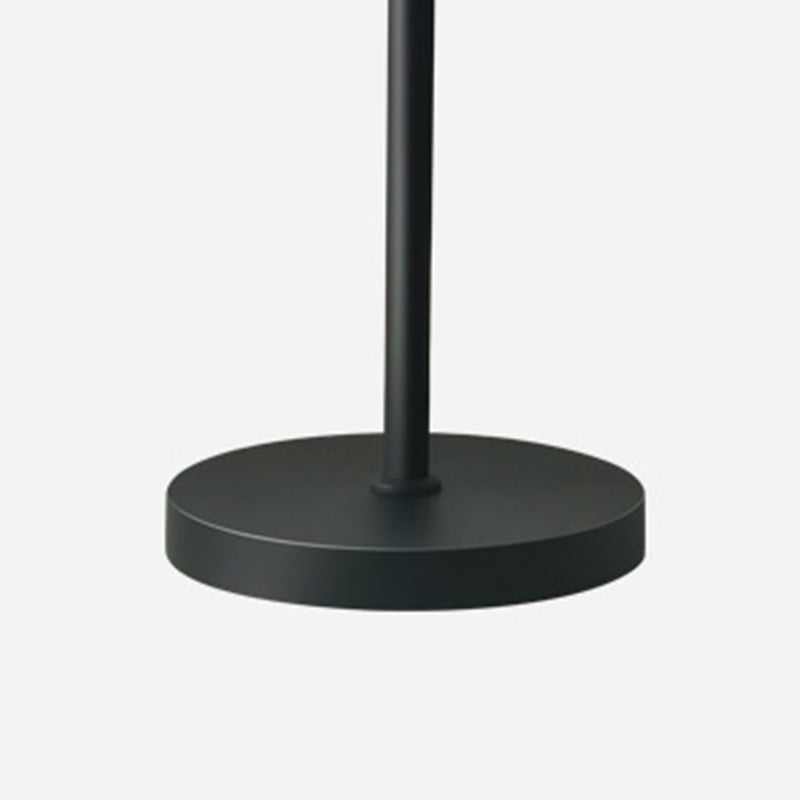 Modern Minimalist Waterproof LED Garden Floor Lamp - Round Cylindrical PE Iron Design