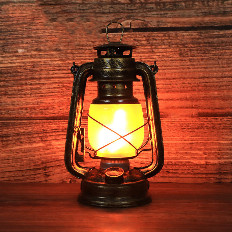 Traditional Vintage Round Horse Lamp Iron Acrylic LED Table Lamp for Living Room, Rustic Home Decor, Equestrian Style Lighting, Modern Table Light, Bedroom Accent, Decorative Desk Lamp, Artful Horse Design, Warm LED Illumination, Unique Gifts for Horse Lo