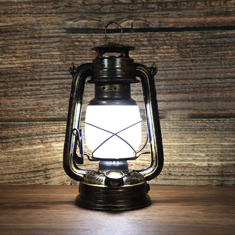 Traditional Vintage Round Horse Lamp Iron Acrylic LED Table Lamp for Living Room, Rustic Home Decor, Equestrian Style Lighting, Modern Table Light, Bedroom Accent, Decorative Desk Lamp, Artful Horse Design, Warm LED Illumination, Unique Gifts for Horse Lo
