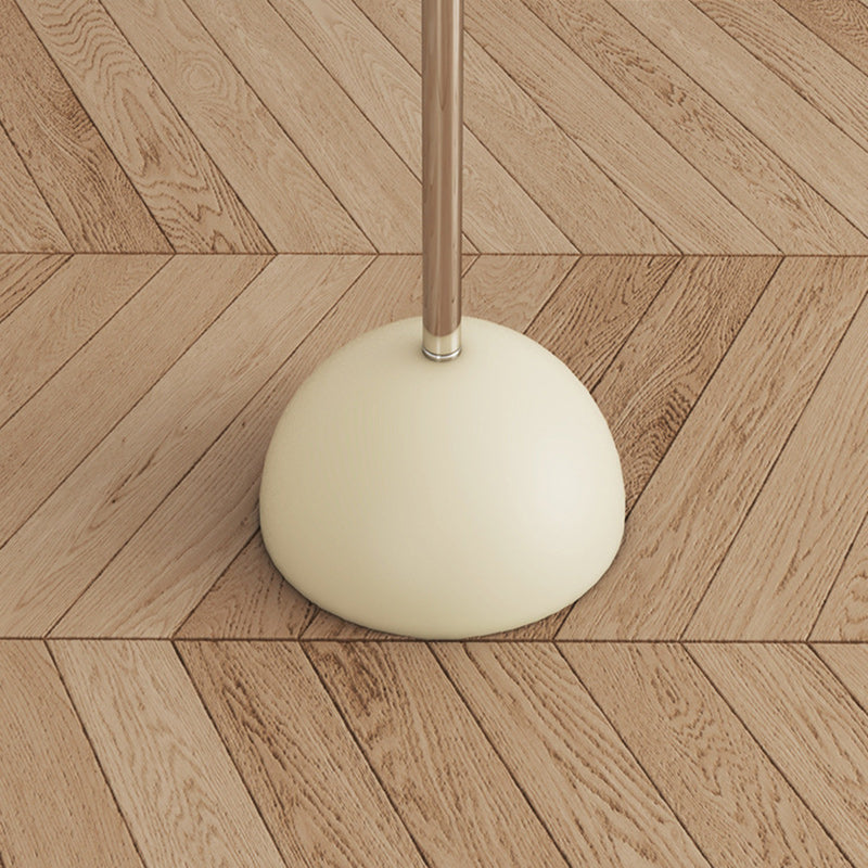 Modern Minimalist Round Orb Floor Lamp - 1-Light Iron & Plastic Design for Living Room