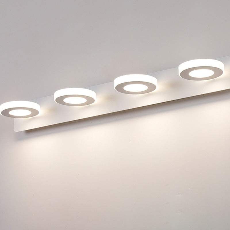 Modern Minimalist LED Vanity Light Sconce for Bathroom - Rectangle Round Square Design in Iron and Acrylic