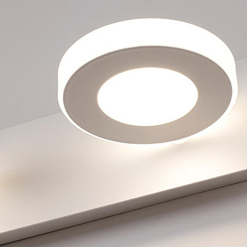 Modern Minimalist LED Vanity Light Sconce for Bathroom - Rectangle Round Square Design in Iron and Acrylic
