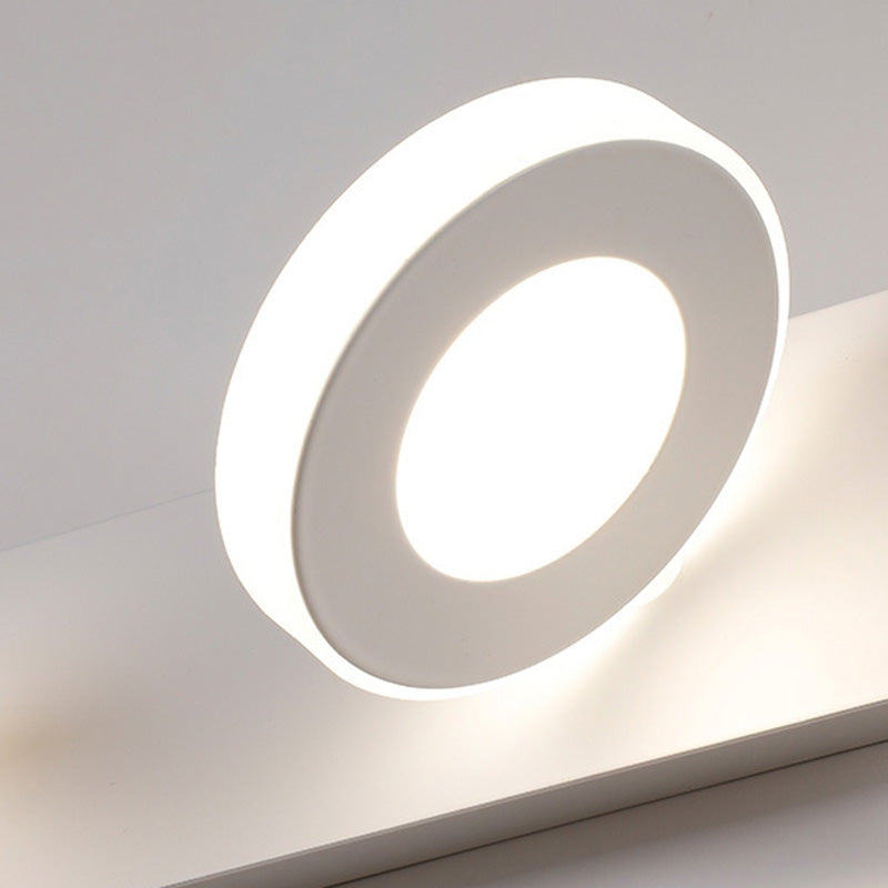 Modern Minimalist LED Vanity Light Sconce for Bathroom - Rectangle Round Square Design in Iron and Acrylic